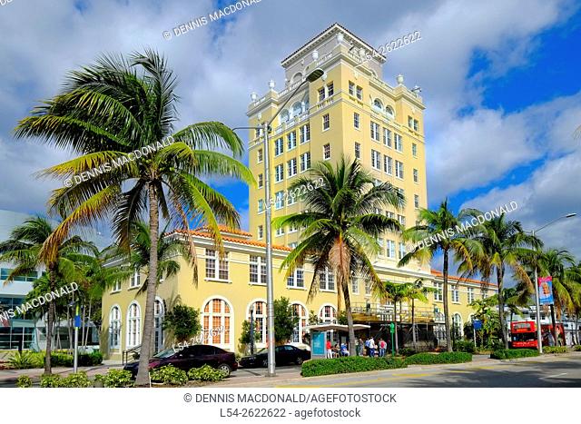 The Beautiful Old City Hall Miami Beach Florida FL Art Deco Ocean Drive South Beach