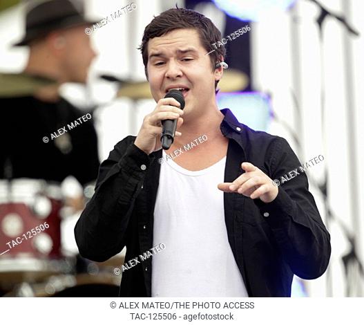 Lukas Graham performing at the 2016 MTV Woodie awards at SXSW on March 16, 2016 in Austin, Texas