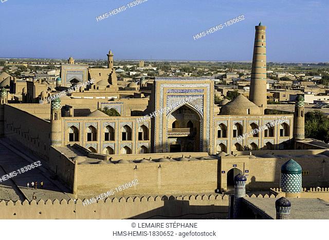Uzbekistan, Silk Road, Khorezm province, Khiva, Itchan Kala protected city, listed as world heritage by UNESCO, Ark palace