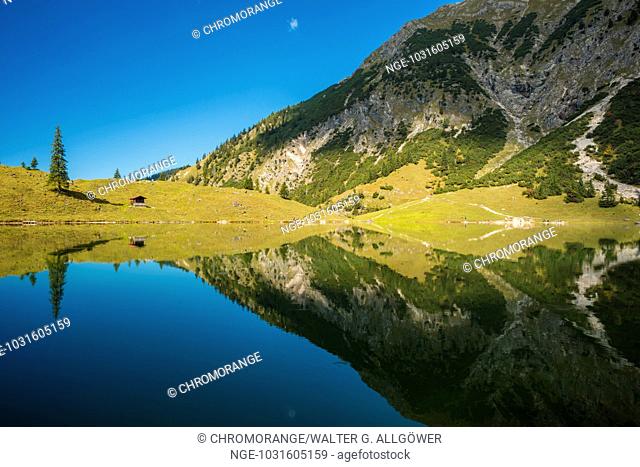 Unterer Gaisalpsee, Allgäuer Alpen, Allgäu, Bayern, Deutschland, Europa
