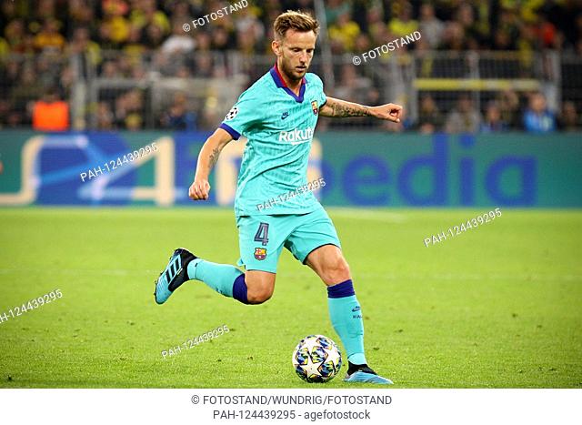 Dortmund, Germany September 17, 2019: CL - 19/20 - Borussia Dortmund vs. Dortmund. FC Barcelona Ivan Rakitic (Barcelona) action. Single picture