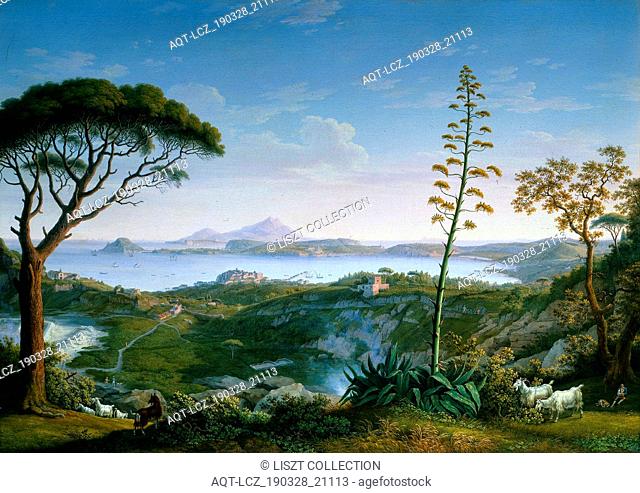 View of the Gulf of Pozzuoli from Solfatara, 1803. Philipp Hackert (German, 1737-1807). Oil on fabric; framed: 146 x 190 x 14 cm (57 1/2 x 74 13/16 x 5 1/2 in