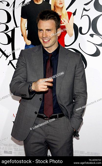 WESTWOOD, CA - SEPTEMBER 19, 2011: Chris Evans at the Los Angeles premiere of 'What's Your Number?' held at the Westwood Village Theater in Westwood