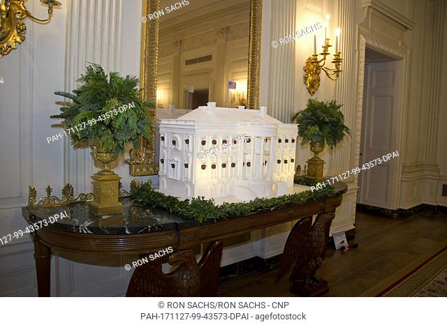 The 2017 White House Christmas decorations, with the theme ""Time-Honored Traditions, "" which were personally selected by first lady Melania Trump