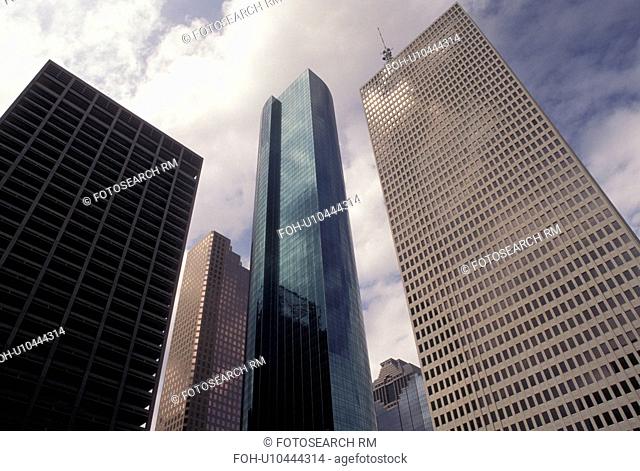 Houston, TX, Texas, High-rise buildings in downtown Houston