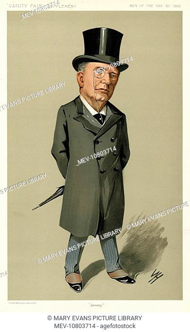 Llewellyn Atherley-Jones (1851 – 1929), British politician and Barrister who eventually became a Judge. Caption; 'Jonesy'