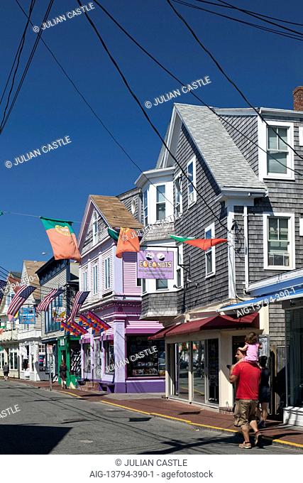 Commercial Street Provincetown Cape Cod Massachusetts New England USA