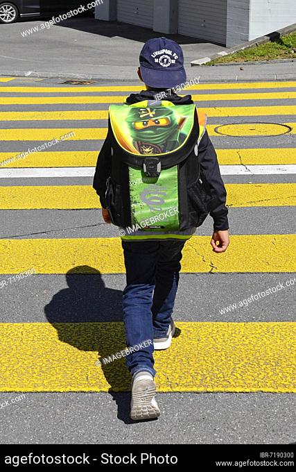 Schoolchild Pedestrian crossing (MR available) Switzerland