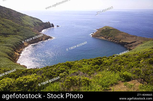 Portugal, Azores, Faial Island, Caldeira do Inferno, volcanic crater,