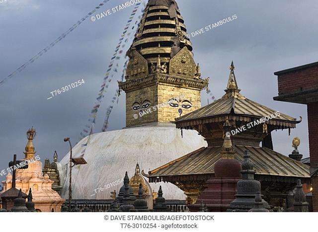 Swayambhunath, the Monkey Temple, Kathmandu, Nepal