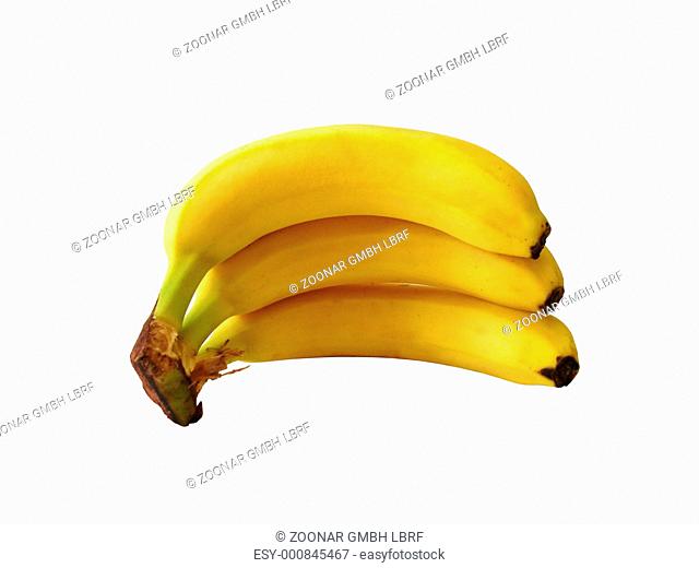 isolated banana on white background