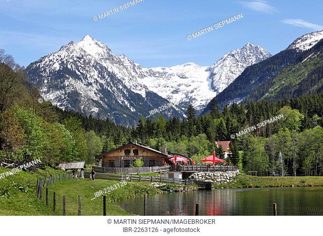 Waldhaeuslalm alp in the Untertal valley, Naturpark Soelktaeler nature park, Schladminger Tauern mountain range, Upper Styria, Styria, Austria, Europe