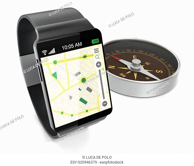 smartwatch and gps