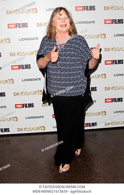 Los Angeles premiere of Lionsgate and CNN Film 'Dinosaur 13' at DGA Theater - Arrivals Featuring: Shirley Knight Where: Los Angeles, California