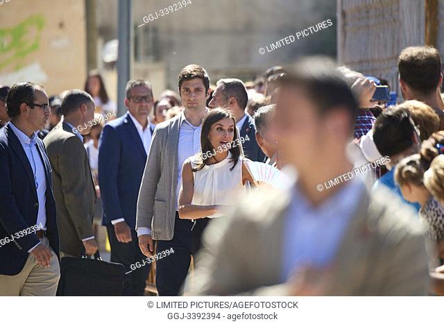 Queen Letizia of Spain visit Orihuela (Alicante) after the September floods on October 5, 2019, Spain