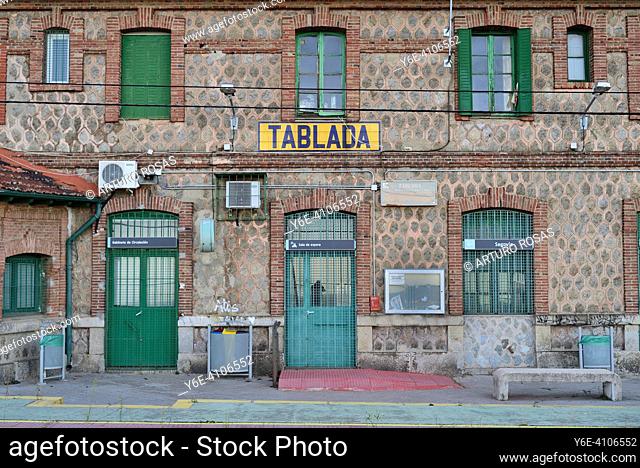 Tablada railway station in Guadarrama, Community of Madrid