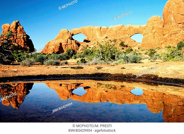the windows at Arches National Park, USA, Utah, Arches National Park