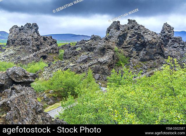 Lavafeld Dimmu Borgir, Northwestern Region, Iceland