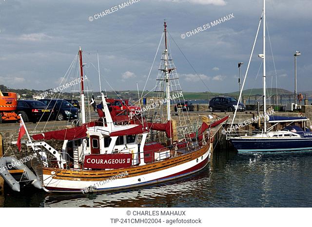 England, Cornwall, Padstow, North Quay, Harbour