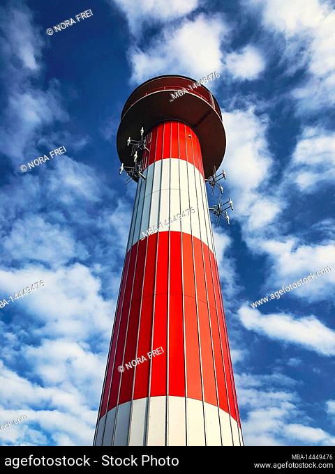 Lighthouse, Schausende, Holnis, Glücksburg, Schleswig-Holstein, autumn, northern Germany, Germany