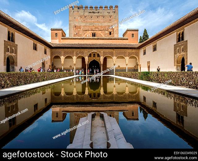 Part of the Alhambra Palace in Granada