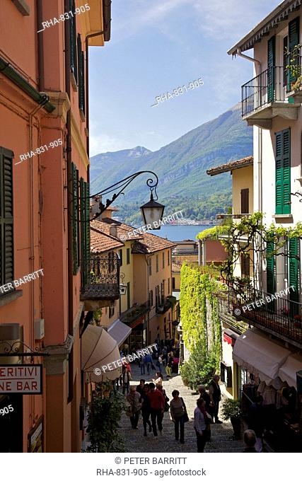 Backstreets of Bellagio, Lake Como, Lombardy, Italian Lakes, Italy, Europe