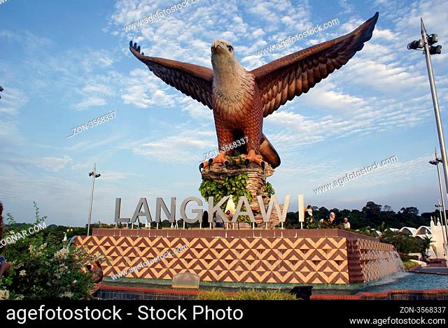 Very big eagle in Langkawi, Malaysia