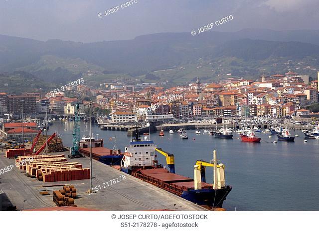 Loading port of Bermeo, Biscay, Basque Country, Spain