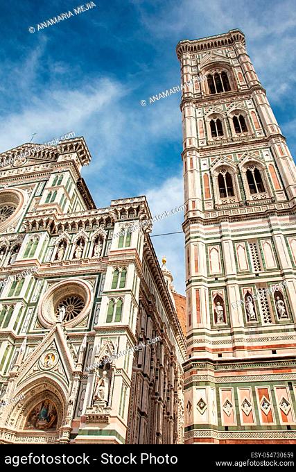 The Giotto Campanile and Florence Cathedral consecrated in 1436