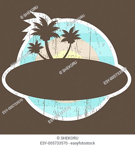 Tropical Beach Banner