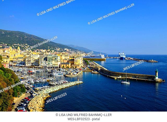 France, Corsica, Bastia, old harbour