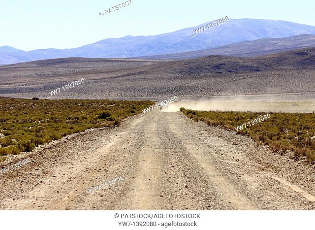 A road in the Andes, Salta district, in the vicinity of San Antonio de los Cobres, Argentina