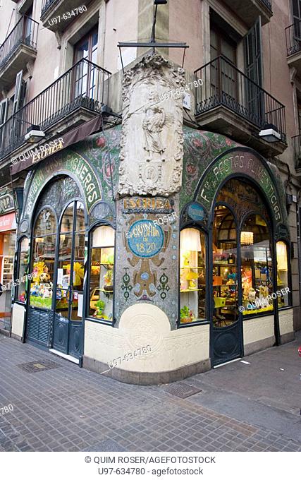 'Escribà' pastry shop, Barcelona, Spain