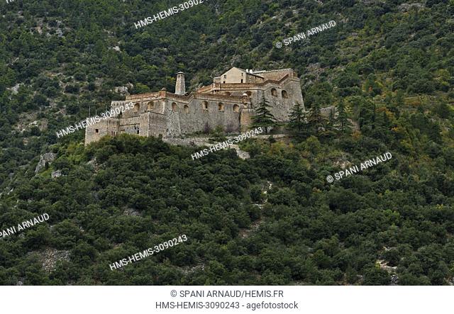 France, Pyrenees Orientales, Natural regional park Catalan Pyrenees, listed as World Heritage by UNESCO, listed as The most beautiful villages in France