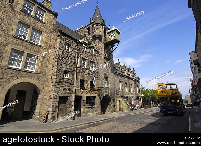 The People's Story Museum, Tolbooth Tavern, established 1820, former town hall in Canongate Tolbooth, street Royal mile, old town, Canongate, Edinburgh, Lothian