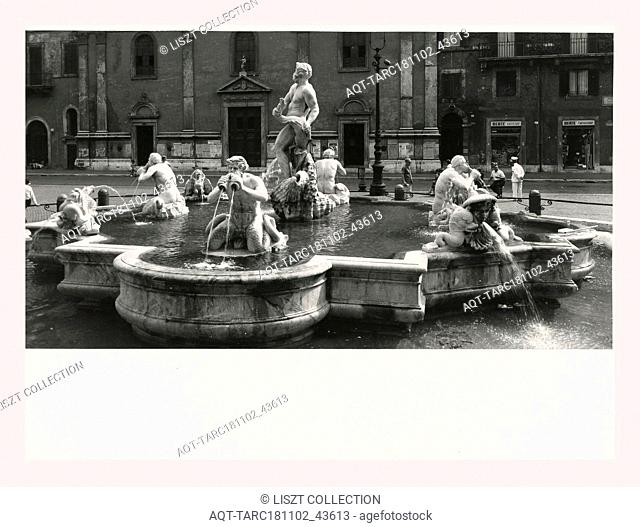 Lazio Roma Rome Piazza Navona, this is my Italy, the italian country of visual history, General views of the piazza ancient circus of Dominiziano