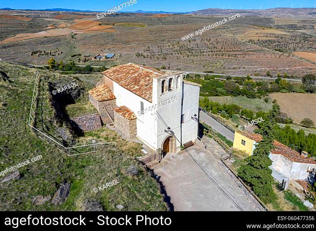 Church of the Virgin of the Cave in Trasmoz, Tarazona region, Zaragoza province, Spain