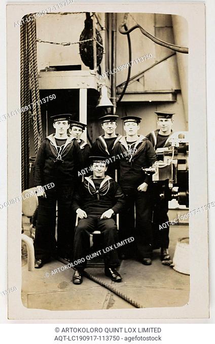 Photograph - HMAS Australia, Portrait of Seaman, 1914-1918, One of 63 postcards contained in an album that was owned by Cliff Nowell