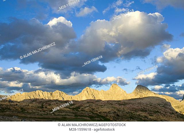 Evening clouds over Height-of-the-Rockies Provincial Park British Columbia Canada