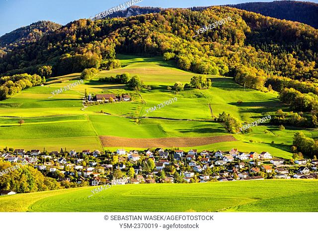 Landscape near Niederdorf, Kanton Basel-Landschaft, Switzerland