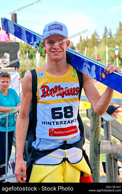 Andreas Wellinger (SC Ruhpolding) beim Teamwettkampf - FIS Sommer Grand Prix