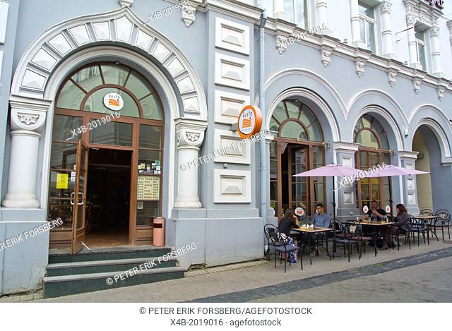 Gusto pancake restaurant old town Vilnius Lithuania Europe