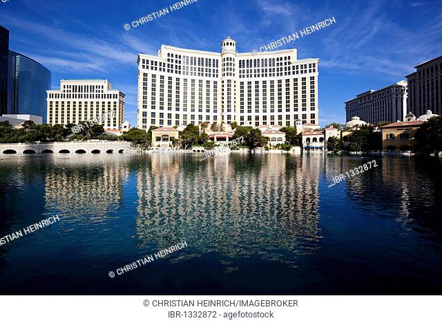 Hotel Bellagio, Las Vegas Strip, Las Vegas, Nevada, America, United States