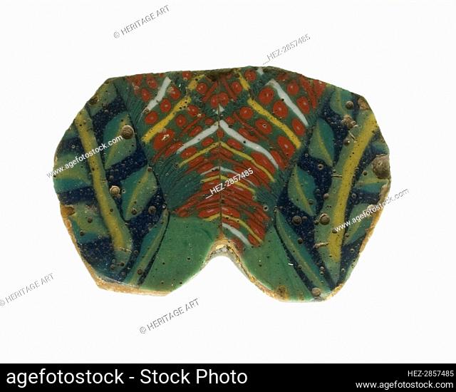 Fragment of an Inlay Depicting a Fish, Roman Empire, Ptolemaic Period-Roman Period, (1st cent.. Creator: Unknown
