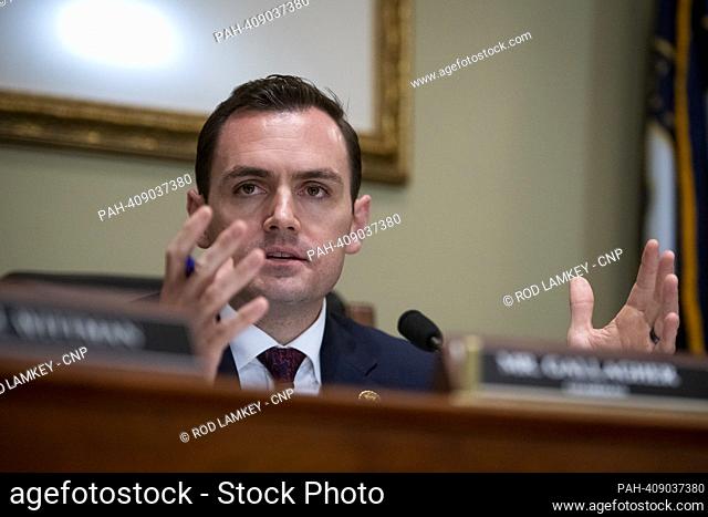 United States Representative Mike Gallagher (Republican of Wisconsin), Chair, US House Select Committee on the Strategic Competition between the U.S