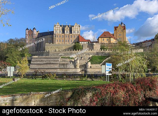 Bernburg Castle, Renaissance castle, belongs to the Saxony-Anhalt Cultural Foundation, Bernburg, Saxony-Anhalt, Germany
