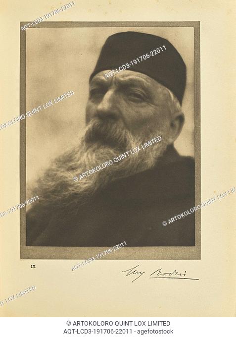 Auguste Rodin, Alvin Langdon Coburn (British, born America, 1882 - 1966), London, England, negative April 21, 1906, print 1913, Photogravure, 21
