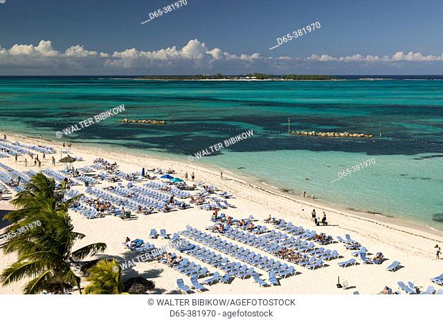Bahamas, New Providence Island, Cable Beach: Beach View from Radisson Cable Beach Resort
