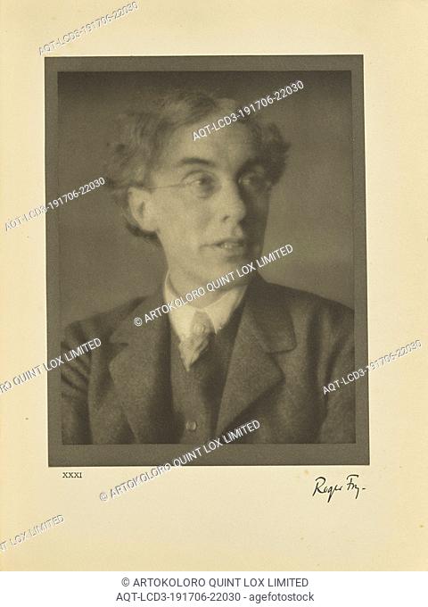 Roger Fry, Alvin Langdon Coburn (British, born America, 1882 - 1966), London, England, negative February 27, 1913, print 1913, Photogravure, 19.8 × 15