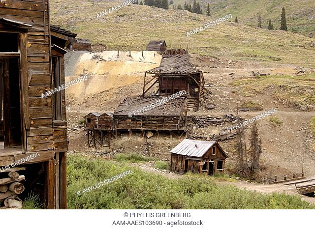 Deserted Mining town Animas Forks, Colorado